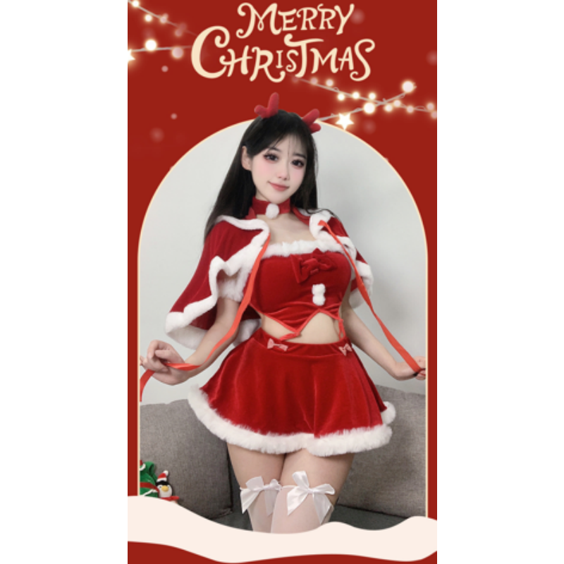 Cosplay Christmas Costumes, Seksowne mundury w klubienocnym, Nowy Rok\Powodowane zestawy, czyste iniewinne \„Nie musisz się starać\„Namiętne stroje króliczki: 291+250 Cena:$169,99