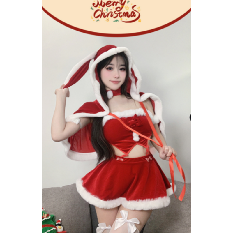 Cosplay Christmas Costumes, Seksowne mundury w klubienocnym, Nowy Rok\Powodowane zestawy, czyste iniewinne \„Nie musisz się starać\„Namiętne stroje króliczki: 291+250 Cena:$169,99