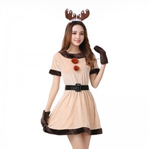 Nowy - Stylowe zestawy mundurów świątecznych, Święty Mikołaj - Claus - spódnice z drzewami o tematyce, krzyż - Graniczne dekoracje świąteczne dla hurtowych232 Cena:$139,99