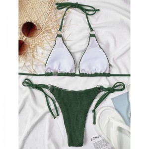 Nowe stroje kąpielowe 2025. Europejski i Amerykanin-styl sexy dwójka-Piece Bikini Swimsuits dla kobiet. Stylowe bikini handlu zagranicznego za hurtową cenę 8818:$79,99