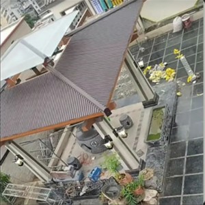 Aluminiowe panelena dach wielkiej ściany-W kształcie konstrukcji z właściwościami izolacji cieplnej