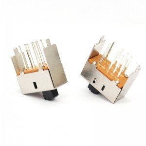 Przełącznik slajdów S23E03 Micro Slajd przełącznik do kadznika do suszarki do włosów, podwójny-Rząd 8-pin pionowy dwa-Przełącznik slajdów położenia