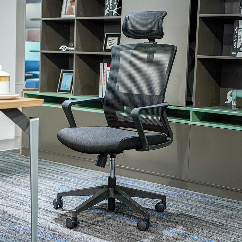 Model BGY001 Hurtownia ergonomicznego krzesła siatkowego - Oddychający zakrzywiony tył o wysokości-Regulowane ramiona donauki, biura i długich sesji siedzących